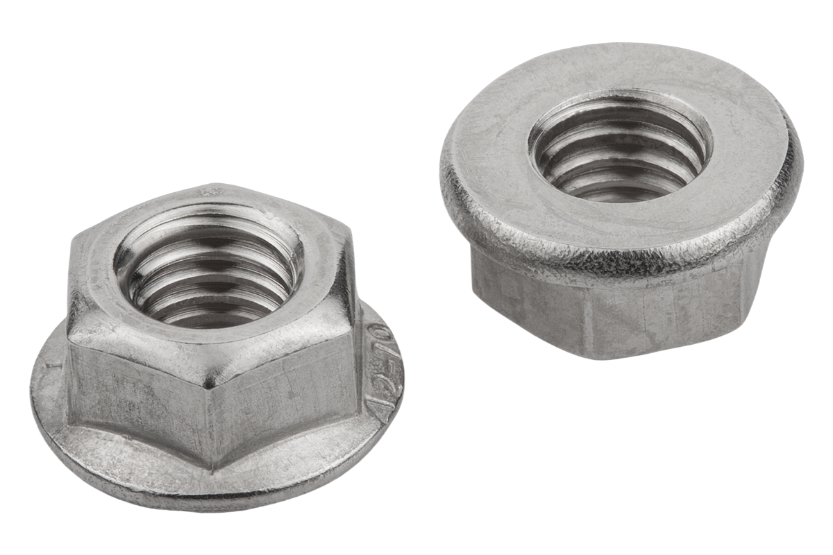 Hexagon nuts with flange M12, EN 1661 DIN 6923 / GB/T 6177.1