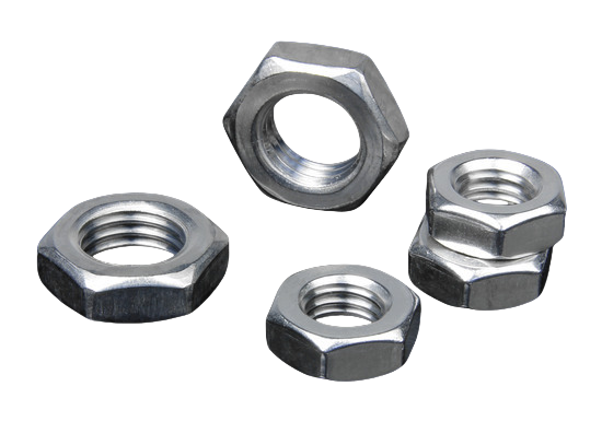 DIN 936 Hex Thin Nuts - Metric Standard Pitch for Locking Arrangements M8 to M52 